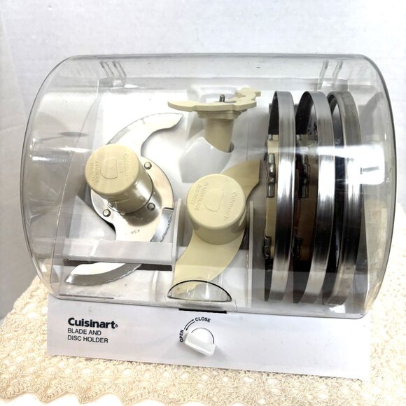 Six Cuisinart Blades & Disc Holder Model: BDH-2C - Picture 1 of 8